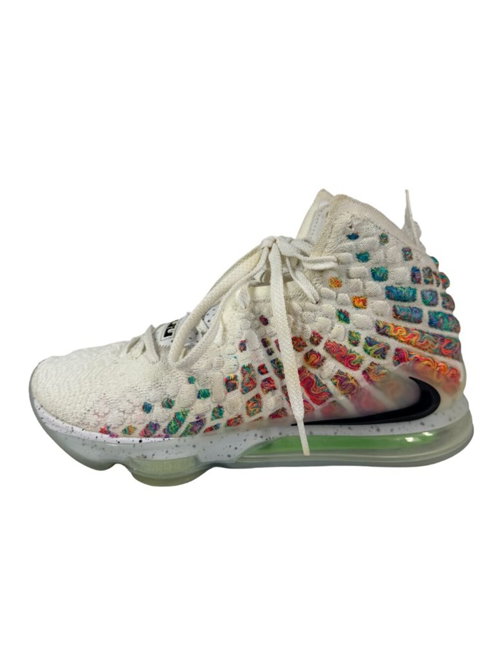 Nike LeBron 17 XVII Command Force White Multi BQ3177-100 Mens 8.5 Basketball - Picture 5 of 15